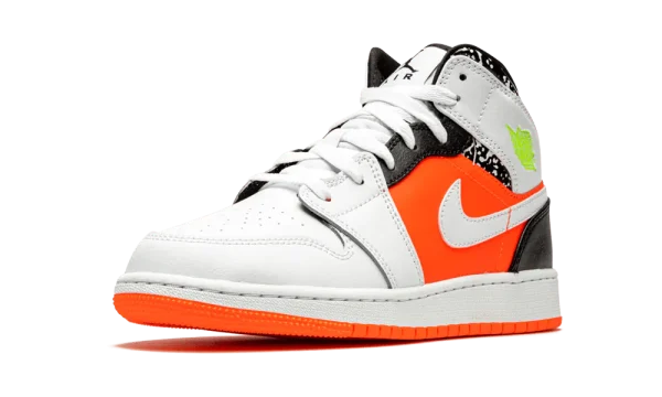 554725-870 Air Jordan 1 Mid Composition Notebook (GS)