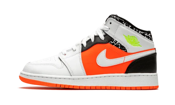 554725-870 Air Jordan 1 Mid Composition Notebook (GS)