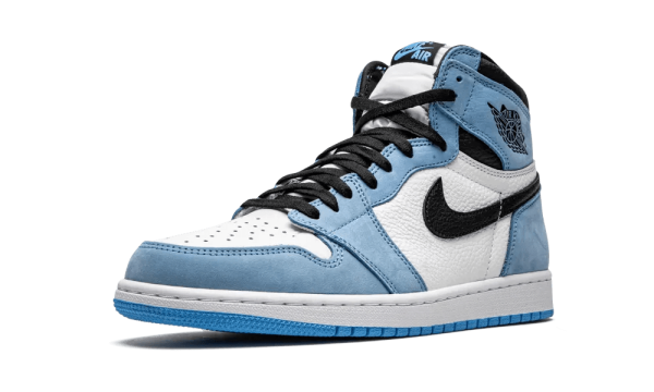 555088-134 Air Jordan 1 Retro High White University Blue Black