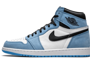 555088-134 Air Jordan 1 Retro High White University Blue Black