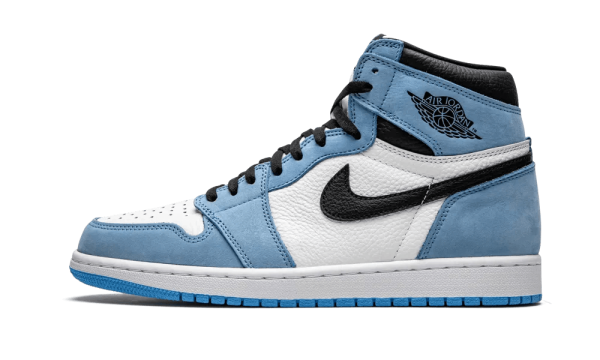 555088-134 Air Jordan 1 Retro High White University Blue Black