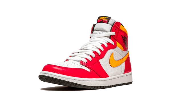 555088-603 Air Jordan 1 Retro High Light Fusion Red