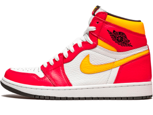 555088-603 Air Jordan 1 Retro High Light Fusion Red