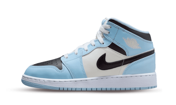 555112-401 Air Jordan 1 Mid Ice Blue (GS)