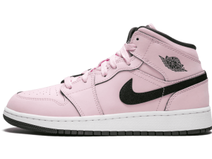 555112-601 Air Jordan 1 Mid Pink Foam (GS)