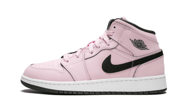 555112-601 Air Jordan 1 Mid Pink Foam (GS)