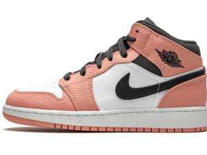 555112-603 Air Jordan 1 Mid Pink Quartz (GS)