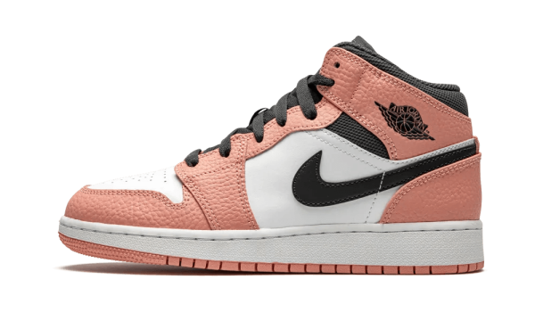 555112-603 Air Jordan 1 Mid Pink Quartz (GS)