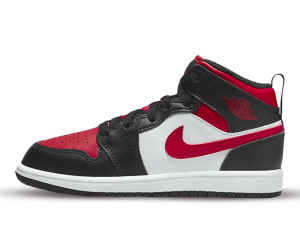 640734-079 Air Jordan 1 Mid Alternate Bred Toe 2022 (PS)