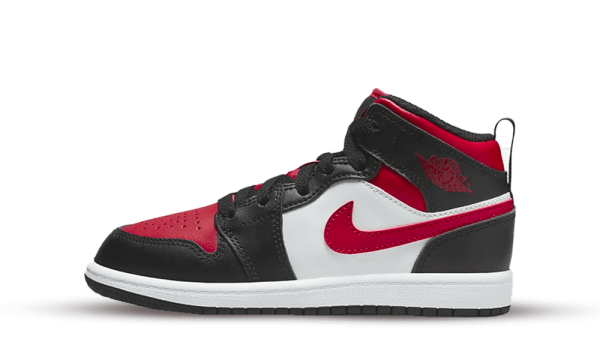 640734-079 Air Jordan 1 Mid Alternate Bred Toe 2022 (PS)