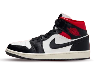 BQ6472-061 Air Jordan 1 Mid Gym Red Panda (W)