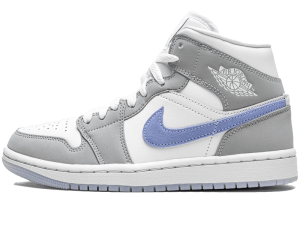 BQ6472-105 Air Jordan 1 Mid Aluminium Wolf Grey (W)