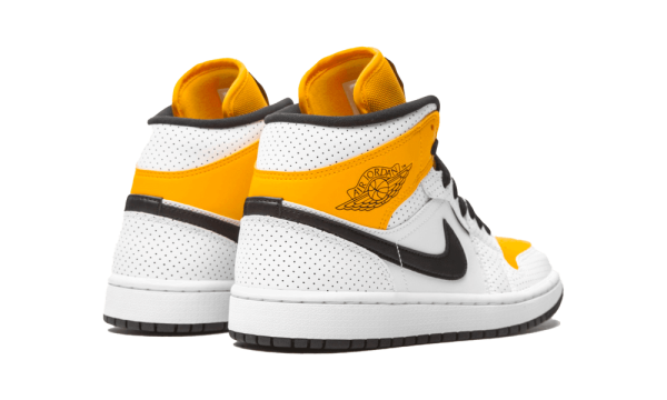 BQ6472-107 Air Jordan 1 Mid Laser Orange (W)