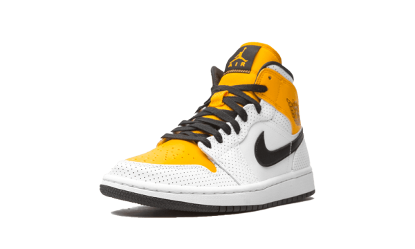 BQ6472-107 Air Jordan 1 Mid Laser Orange (W)