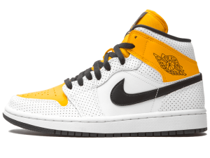 BQ6472-107 Air Jordan 1 Mid Laser Orange (W)