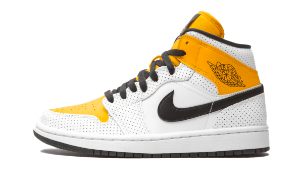 BQ6472-107 Air Jordan 1 Mid Laser Orange (W)