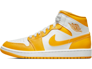 BQ6472-117Air Jordan 1 Mid White Yellow (W)