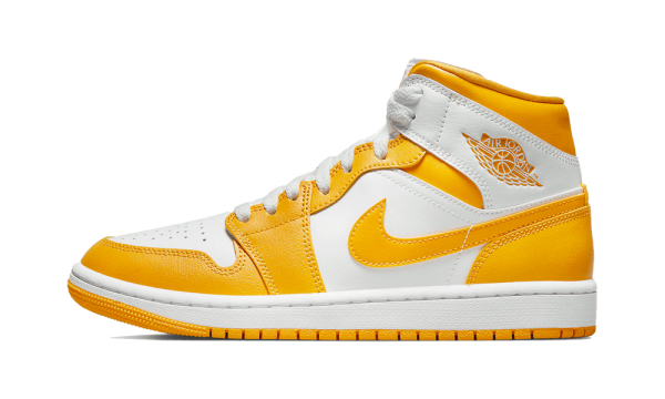 BQ6472-117Air Jordan 1 Mid White Yellow (W)