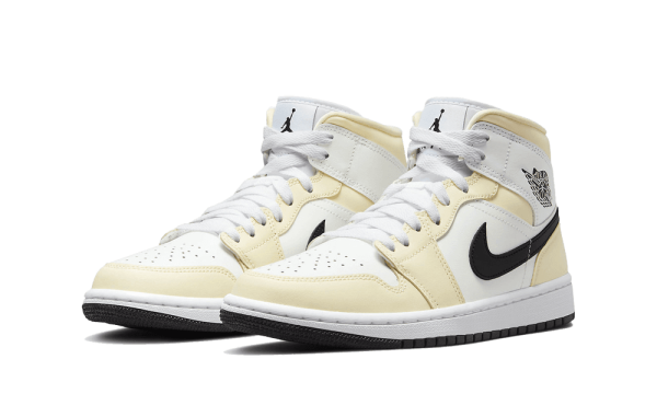 BQ6472-121 Air Jordan 1 Mid Coconut Milk (W)