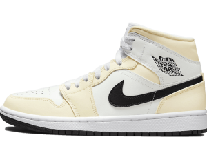 BQ6472-121 Air Jordan 1 Mid Coconut Milk (W)