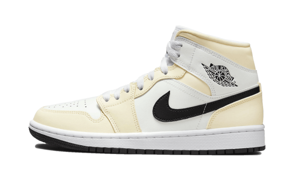 BQ6472-121 Air Jordan 1 Mid Coconut Milk (W)