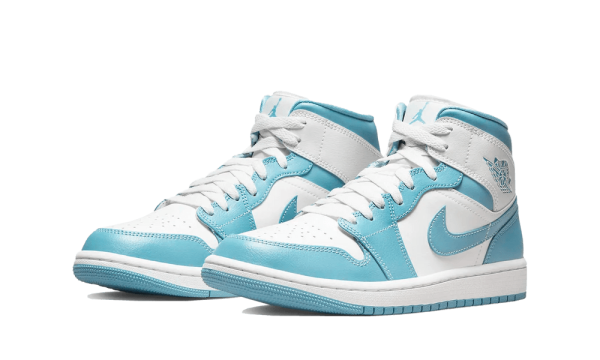 BQ6472-141 Air Jordan 1 Mid UNC 2022 (W)