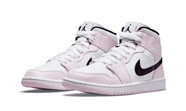 BQ6472-500 Air Jordan 1 Mid Barely Rose (W)