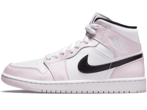 BQ6472-500 Air Jordan 1 Mid Barely Rose (W)