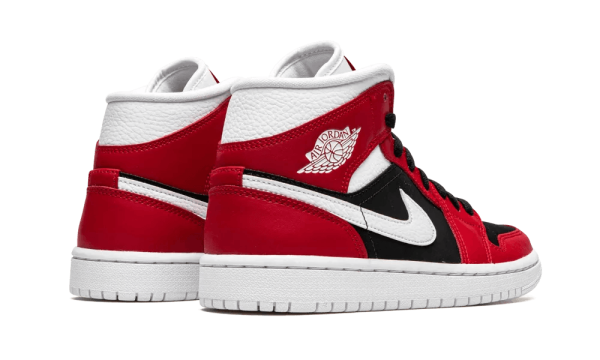 BQ6472-601 Air Jordan 1 Mid Gym Red Black (W)