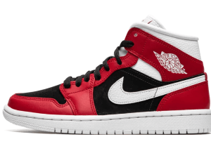 BQ6472-601 Air Jordan 1 Mid Gym Red Black (W)