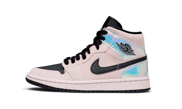 BQ6472-602 Air Jordan 1 Mid Dirty Powder Iridescent (W)