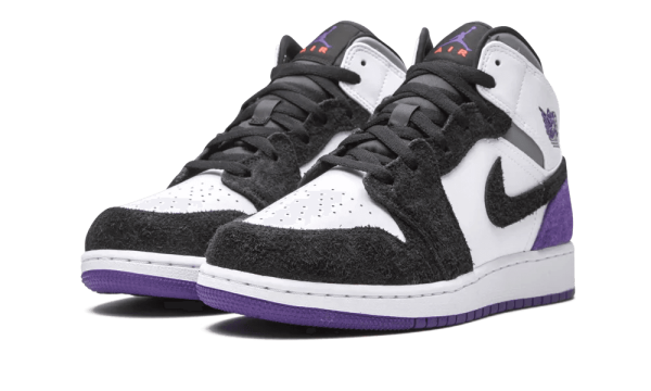 BQ6931-105 Air Jordan 1 Mid SE Purple (GS)