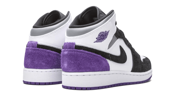 BQ6931-105 Air Jordan 1 Mid SE Purple (GS)