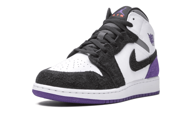 BQ6931-105 Air Jordan 1 Mid SE Purple (GS)