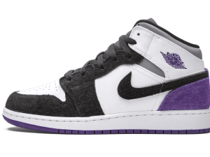 BQ6931-105 Air Jordan 1 Mid SE Purple (GS)