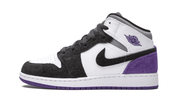 BQ6931-105 Air Jordan 1 Mid SE Purple (GS)