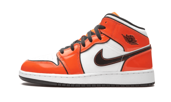 BQ6931-802 Air Jordan 1 Mid SE Turf Orange (GS)