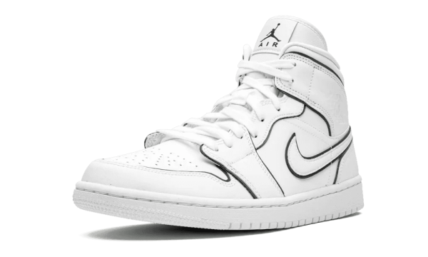 CK6587-100 Air Jordan 1 Mid Iridescent Reflective White (W)