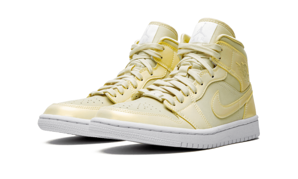 CK6587-200 Air Jordan 1 Mid Goose Feather Yellow (W)