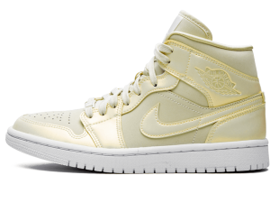 CK6587-200 Air Jordan 1 Mid Goose Feather Yellow (W)