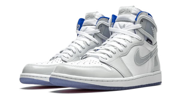 CK6637-104 Air Jordan 1 Retro High Zoom White Racer Blue