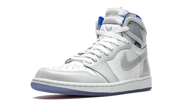 CK6637-104 Air Jordan 1 Retro High Zoom White Racer Blue