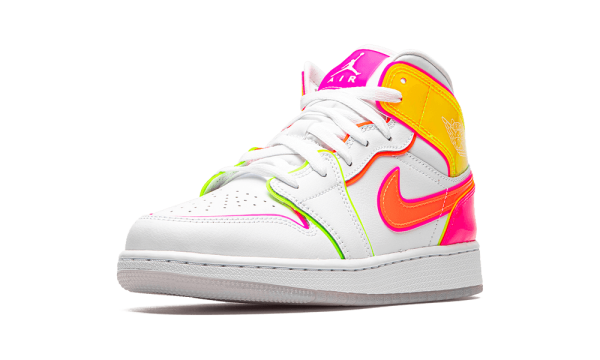 CV4611-100 Air Jordan 1 Mid Edge Glow (GS)