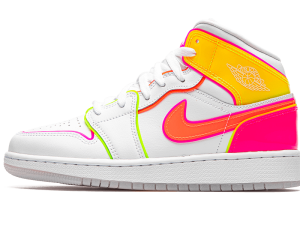 CV4611-100 Air Jordan 1 Mid Edge Glow (GS)