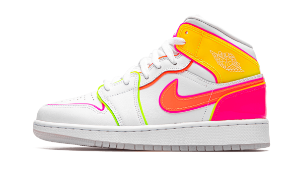 CV4611-100 Air Jordan 1 Mid Edge Glow (GS)