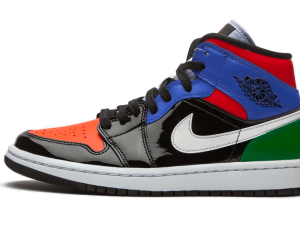 CV5276-001 Air Jordan 1 Mid Multi Patent (W)