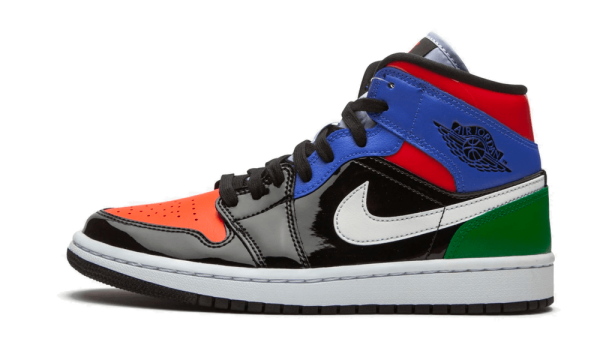 CV5276-001 Air Jordan 1 Mid Multi Patent (W)