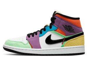 CW1140-100 Air Jordan 1 Mid SE Multi-Color (W)