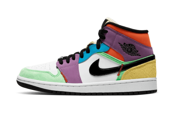 CW1140-100 Air Jordan 1 Mid SE Multi-Color (W)