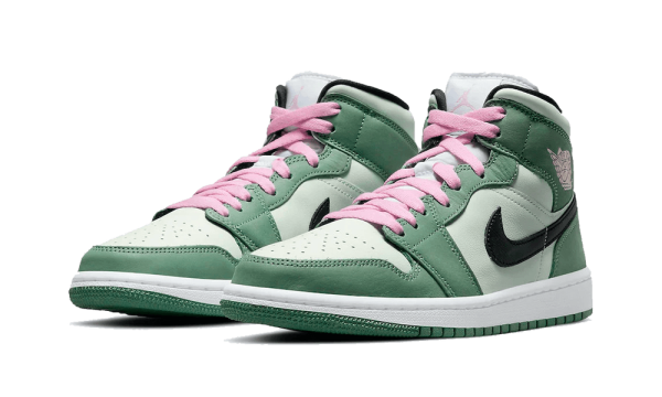 CZ0774-300 Air Jordan 1 Mid Dutch Green (W)